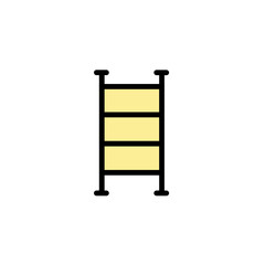 Stair Work Tools Filled Outline Icon