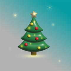 christmas tree with balls