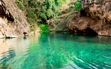 Ain Sahlanout is a picturesque water spring located in the Sultanate of Oman