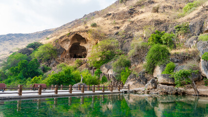 Ain Razat is the most important source of spring water in Dhofar.