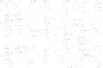 dot color splash separated on white background
