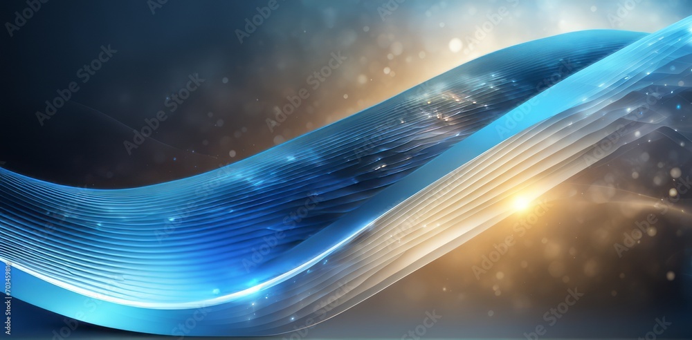 Poster digital business abstract wave technology background the futuristic realm with this captivating wallpaper, the mesmerizing wave of science , creating a visual network of innovation