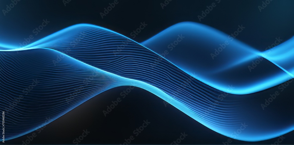 Poster digital business abstract wave technology background the futuristic realm with this captivating wallpaper, the mesmerizing wave of science , creating a visual network of innovation