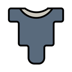 Baby Suit Wear Filled Outline Icon