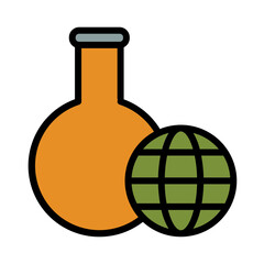 Physics School Science Filled Outline Icon