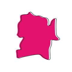 Polonnaruwa district of Sri lanka vector map illustration.