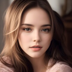 Naklejka premium portrait of a woman