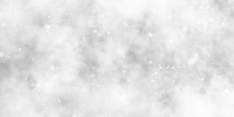 snow falling in the snow in the winter morning, sunshine or sparkling lights and glittering glow winter morning of snow falling background, abstract bokeh glitter background on blurred white.	