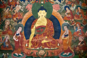 Buddha, Thangki, Buddhist Art, Tibetan Buddhism