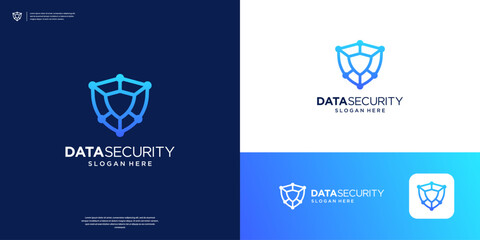 Shield security logo design inspiration