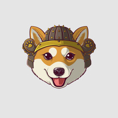 Cute Dog Vector Illustration