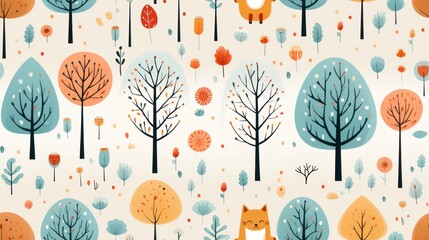 Fun and adorable patterns suitable for children's products and nursery decor