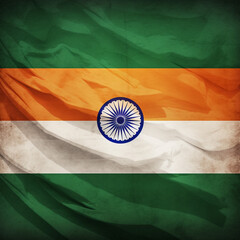 Indian flag waving
