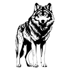 Majestic Wolf Vector © Mateusz