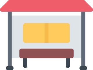 design vector image icons bus stop