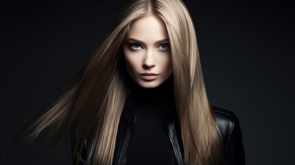Fototapeta premium Woman in dark blonde