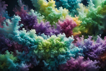 Abstract smoke background