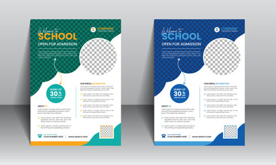 Flyer design for business, Travel, Education and Home sale etc. Brochure in A4 size with colorful design.