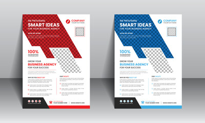 Flyer design for business, Travel, Education and Home sale etc. Brochure in A4 size with colorful design.