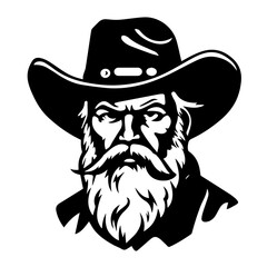 Santa Claus in Cowboy Outfit Vector