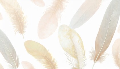 feathers beautiful vintage feathers wallpaper for the bedroom watercolour feathers light airy pattern bird feather