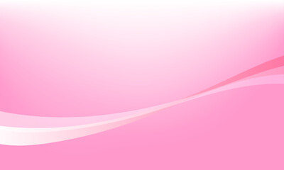 pink smooth wave curve with soft gradient abstract background