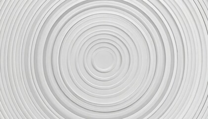 Fototapeta na wymiar concentric linear offset white rings or circles steps lit from top background wallpaper banner close up flat lay top view from above
