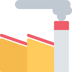 design vector image icons nuclear plant