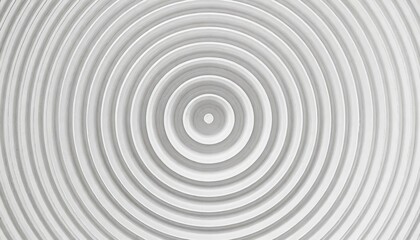 Fototapeta na wymiar concentric linear offset white rings or circles steps lit from top background wallpaper banner close up flat lay top view from above