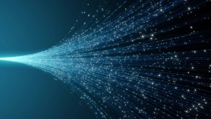 microchip circuit board neural network Ai technology cloud computing bits internet 5g blue background information back prosessor  - Powered by Adobe