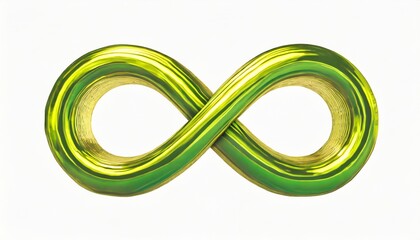 infinity sign isolated on a background 3d illustration
