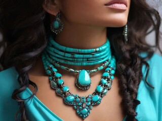 Turquoise in macro: diving into the world of minerals