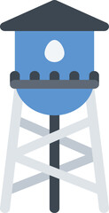 design vector image icons water tower