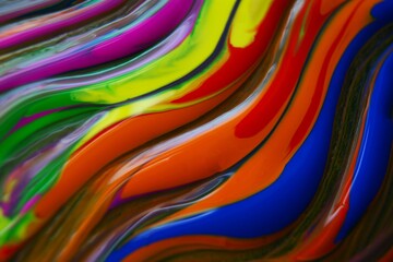 Unique abstract background. Patterned background of various flowing colors. High quality photo