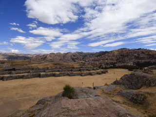 Ruins of ancient city near Cusco, Peru