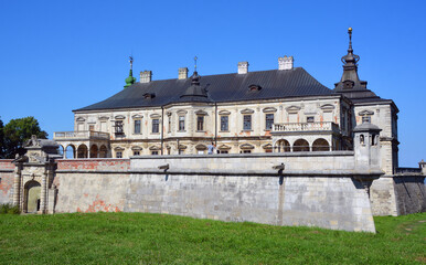 Podgoretsky Castle is a well-preserved Renaissance palace surrounded by fortifications. The castle is located in the east of Lviv oblast in Podgortsy village