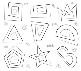 hand draw shapes