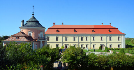 Zolochiv Castle is comprised of the huge rectangular Grand Palace and the smaller rotunda of the...