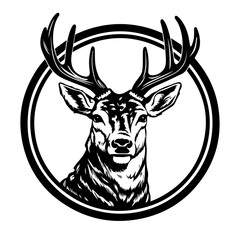 Reindeer Logo Vector Design