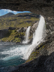 Innstifoss Waterfall in Eastern Iceland