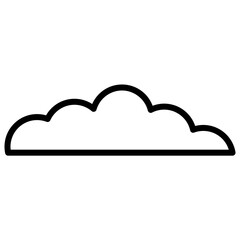 cloud line icon