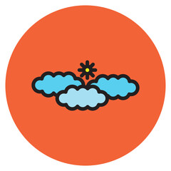 cloud color icon 2
