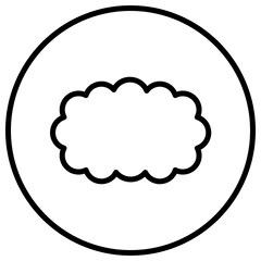 cloud line icon 2