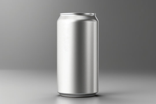 Customizable Frosted Drink Can Mockup