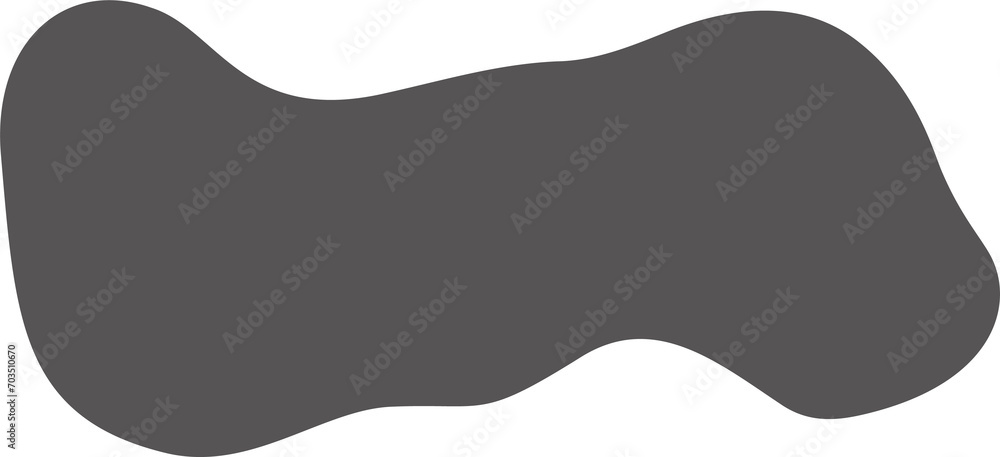Poster abstract liquid shape. organic flat blob. irregular fluid bubble. random wavy oval spots and curvy e