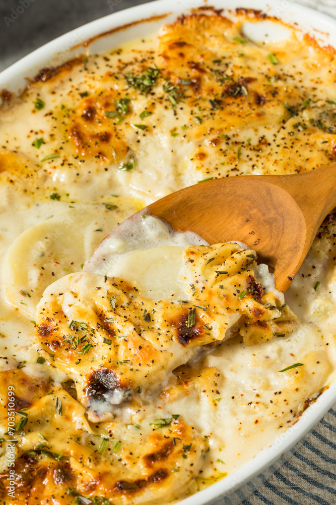 Sticker healthy homemade scalloped potatoes