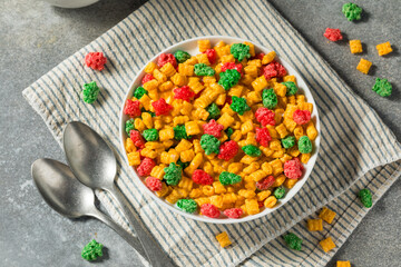 Sugary Sweet Christmas Breakfast Cereal