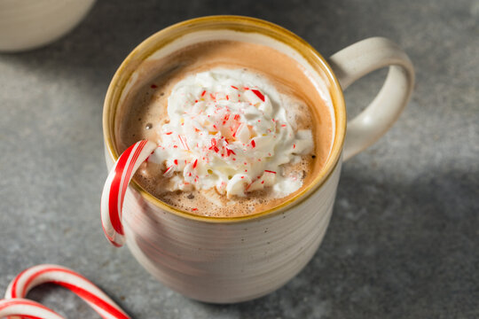 Warm Sweet Holiday Peppermint Hot Chocolate Cocao