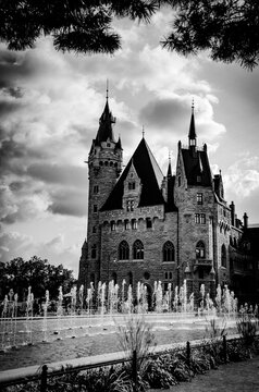 The Palace in Moszna (German: Schloss Moschen) is a historic residence located in the village of Moszna, Opole Voivodeship, between the towns of Prudnik and Krapkowice 