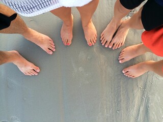 beach feet
